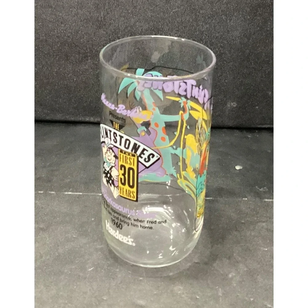 Hanna-Barbera‎ The Flintstones First 30 Years Tumbler, Vintage Collectible Glass